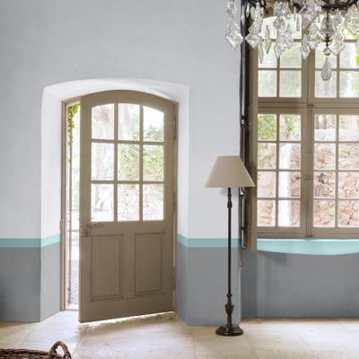 Peinture crème de couleur Voile de Brume satin 0,5L - DULUX VALENTINE