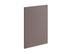 Façade dos pour meuble de cuisine Lotus basalte mat 85 x 58 cm OFITRES