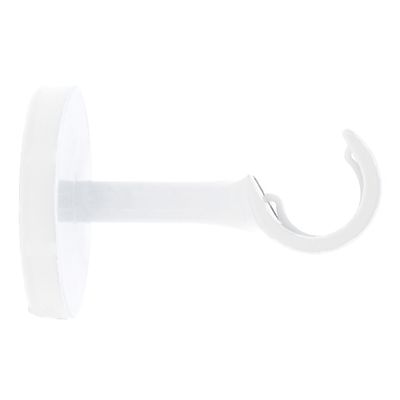 Support ouvert en métal diam 20 mm Finition Blanc brillant par 2 - MOBOIS