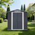 Abri de jardin en métal avec toit 2 pentes 2,55 m², Livraison à domicile incluse - HABRITA