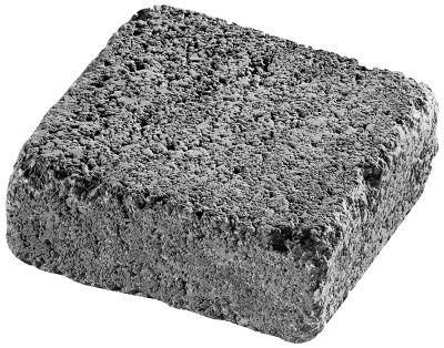 Pavé béton médiéval Anthracite 12 x 12 x 6 cm - FABEMI
