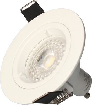 Spot LED encastrable GU10 lumière blanc chaud Blanc - Saphyr ARLUX