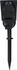Spot à piquer solaire LED détecteur crépusculaire 34cm SPIKY noir IP 65 RGBW - ARLUX