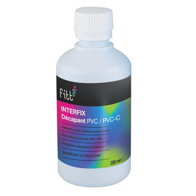 Décapant pour tubes et raccords PVC/PVC-C Interfix 250ml - FITT