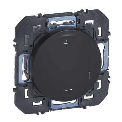 Variateur de lumière avec témoin lumineux noir - Dooxie LEGRAND