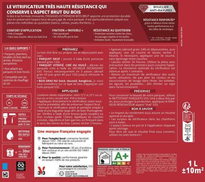 Vitrificateur Passages extrêmes incolore satin 125 ml - V33
