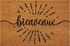 Tapis coco texte bienvenue Cali 40 x 60 cm - ID HOME