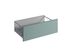 Façade tiroir pour meuble de cuisine Lotus vert d'eau mat 27,6 x 80 cm OFITRES