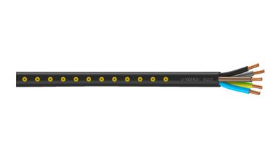 Câble électrique U1000 R2V 5G2,5 mm² rigide intérieur/extérieur au mètre - NEXANS