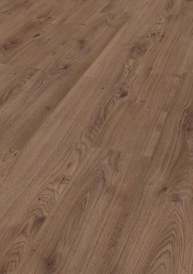 Sol stratifié décor chêne marron MILLENIUM ép 8 mm 19,3 x 138 cm AC4 paquet de 2,131 m² KRONOTEX