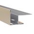Profil de linteau et de départ alu pose verticale bardage Hardie Plank VL brun khaki - longueur 3000 mm - JAMES HARDIE
