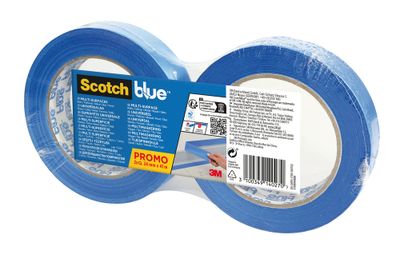 Rouleau de masquage multi surfaces 24 mm x 41 m par 2 SCOTCH