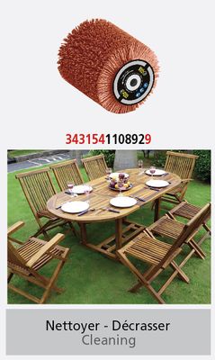 Brosse nylon de 80 mm de diamètre FARTOOLS