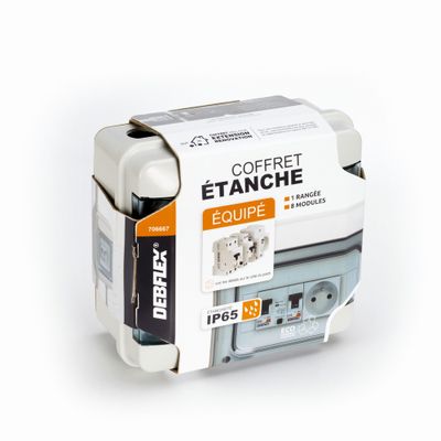 Coffret électrique extérieur étanche IP65 pré-équipé - DEBFLEX