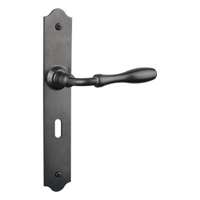 Poignées de porte Celine fer patiné à clé ALPERTEC