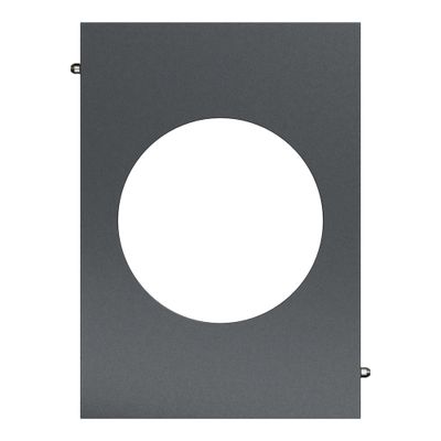 Plaque de finition centrale 1 poste Odace 2025 Architecte perle noire - SCHNEIDER ELECTRIC