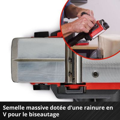 Rabot électrique sans fil 82 mm TE-PL 18/82 Li-Solo EINHELL
