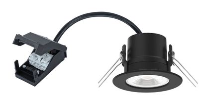 Spot à encastrer IP65 Dimmable BBC 3000K Noir 500 lumen ARIC