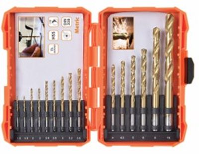 Coffret de 15 forets HSS - TACTIX