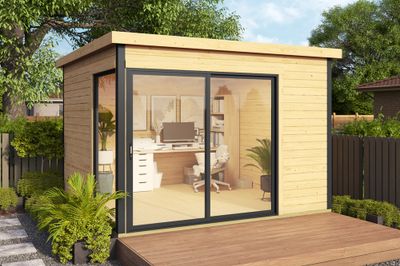 Abri de jardin en bois Domeo 1 8,48 m² LASITA MAJA Livraison à domicile incluse