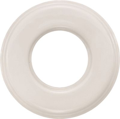 Plaque de finition 1 poste porcelaine blanche - Garby FONTINI