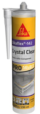 Mastic Colle Multi-usages Sikaflex Crystal Clear Transparent 290 ml SIKA