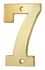 Chiffre 7 à visser hauteur 51 mm laiton THIRARD