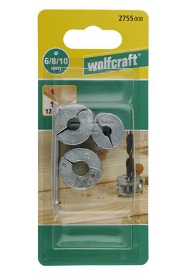 Butées de profondeur pour forets par 3 WOLFCRAFT