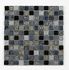 Mosaïque mural intérieur noir/gris/bleu verre MUGUET 30 x 30 cm vendu à l'unité SAS MAT INTER