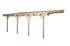 Pergola adossée -  671 Imprégné - 352 x 115 cm Livraison gratuite domicile - WEKA
