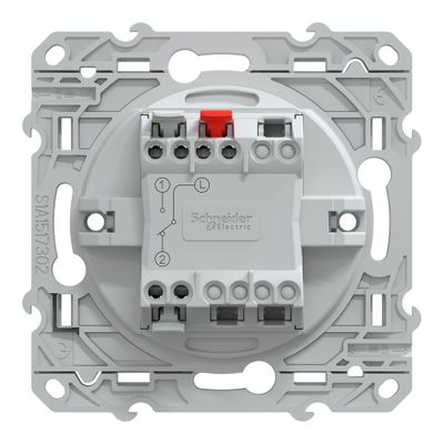 5 interrupteurs ou va-et-vient complet blanc - Ovalis SCHNEIDER ELECTRIC