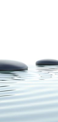 Panneau mural de douche 90x210 cm pierres zen et eau DécoDesign Photo - SCHULTE