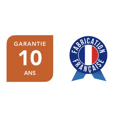Porte de garage sectionnelle motorisée l.240 x h.200 cm rainurée blanche - SPADONE