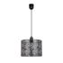 Suspension E27 15W Ø28 cm métal noir feuille - Nora COREP