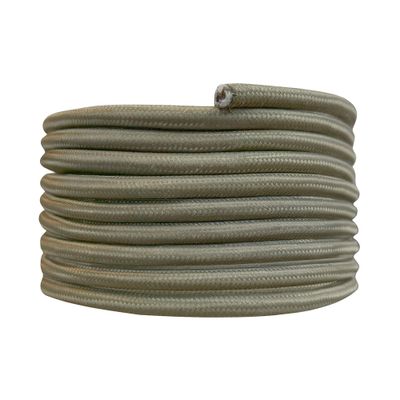 Câble électrique tissu kaki 3m - TIBELEC