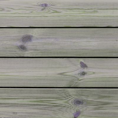 Lame de terrasse pin 1 peigne traitée autoclave vert - 21 x 120 X 2500 mm - HENRY TIMBER