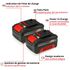 Batteries 18 V 4,0 Ah Power X-Change par 2 EINHELL