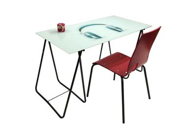 Tréteau FERDINAND, le pliant gris martelé - RODET