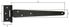 Penture anglaise 300 mm noir ALBERTS