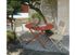 Table de jardin pliante GUERIDON aluminium terra ø 120 cm, Livraison à domicile incluse - PROLOISIRS