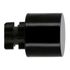 Embout déco bouchon en métal diam 28 mm Finition Noir brillant  par 2 - MOBOIS