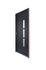 Porte d'entrée Manhattan pvc gris poussant droit 215 X 90 cm CLOSY