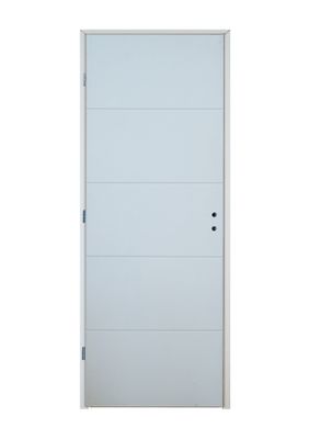 Bloc-porte fin de chantier postformé QUADRIZ H.204 x l.73 cm prépeint poussant droit - SMIS