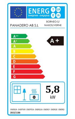 Poêle à bois 5,8 kW Verne PANADERO Livraison à domicile incluse
