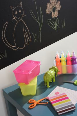 Adhésif décoratif effet tableau noir 1,5 x 0,45 m VENILIA