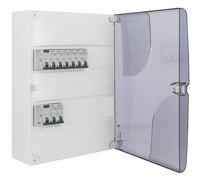 Porte pour tableau électrique 2 rangées transparente - SIEMENS