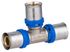 Té égal à sertir pour tube multicouche Ø 16 mm - QUICK PLOMBERIE