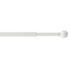 Tringle de vitrage extensible en métal de 40 à 65 cm diam 7 mm Finition Blanc brillant - MOBOIS