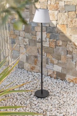 Lampadaire solaire/ USB LED 150cm Helio noir et blanc IP54 250 lumens RGB W- ARLUX