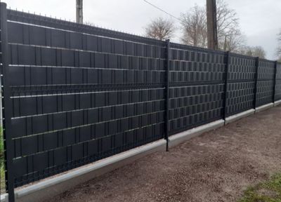 Lamelles souples d'occultation horizontale L.2,00 x H.1,02/1,22 m gris FERRO BULLONI